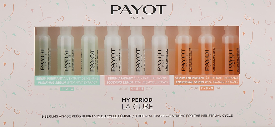 Ампульний курс з 9 сироваток - Payot My Period La Cure