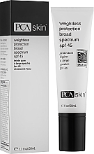 Солнцезащитный крем SPF 45 для лица - PCA Skin Weightless Protection Broad Spectrum SPF 45 — фото N2