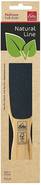 Двусторонняя пилка для педикюра - Erbe Solingen Natural Line Double Sided Foot File — фото N1