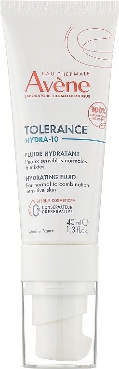 Увлажняющий флюид для лица с гиалуроновой кислотой и термальной водой - Avene Tolerance Hydra-10 Hydrating Fluid