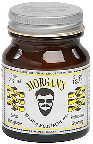 Віск для вусів і бороди - Morgans Beard And Moustache Wax — фото N1