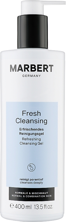 Очищающий гель для нормальной и комбинированной кожи - Marbert Fresh Cleansing Erfrischendes Reinigungsgel