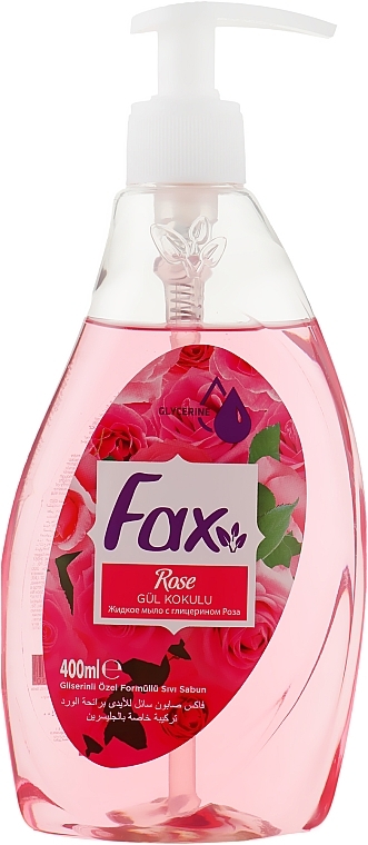 Рідке мило "Троянда" - Fax Soap * — фото N1