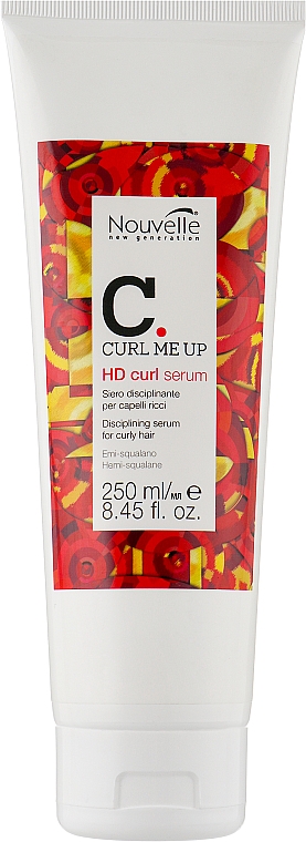 Сироватка для захисту та зволоження волосся - Nouvelle Curl Me Up HD Curl Serum — фото N1