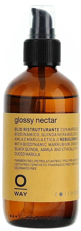 Масло для восстановления волос - Oway Glossi Nectar
