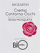Духи, Парфюмерия, косметика Крем для контура глаз на основе масла розы москета - Bioearth Bioprotettiva Crema Contorno Occhi (пробник)