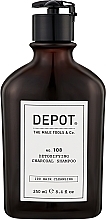 Шампунь для глибокого очищення з деревним вугіллям - Depot Hair Cleansings 108 Detoxifying Charcoal Shampoo — фото N1