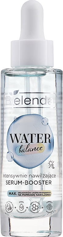 Інтенсивна зволожувальна сироватка-бустер для обличчя - Bielenda Water Balance Face Serum Booster — фото N3