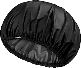 Шапочка для душу, чорна "Chic" - MAKEUP Bath Cap Black — фото N1