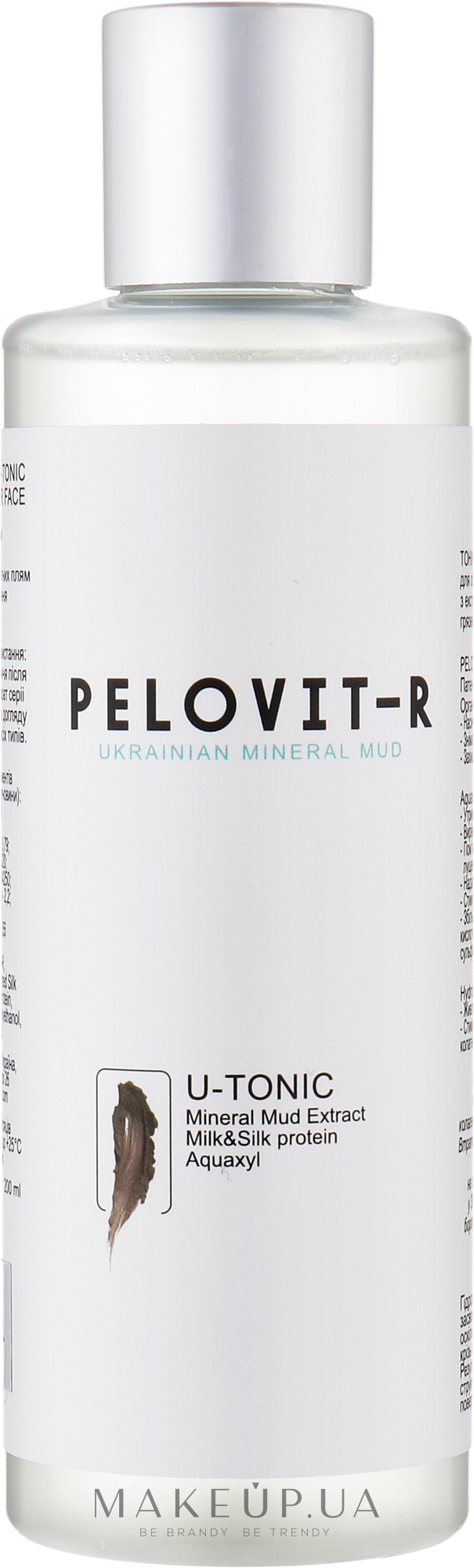 Мінеральний тонік для обличчя з протеїнами шовку - Pelovit-R U-Tonic — фото 200ml