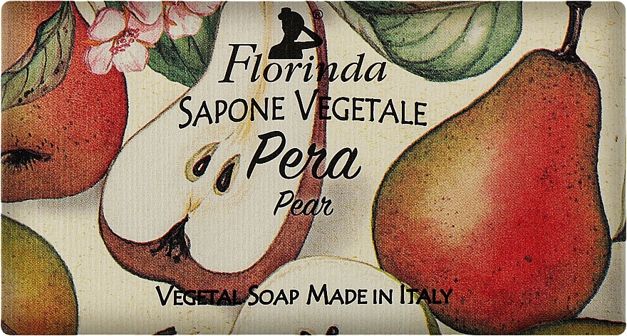 Мыло натуральное "Груша" - Florinda Pear Natural Soap — фото N1