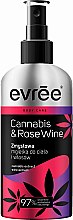 Духи, Парфюмерия, косметика Спрей для тела и волос - Evree Cannabis & Rose Wine Mist for Body and Hair