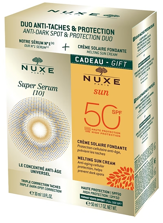 Набір - Nuxe Anti-Dark Spot And Protection Duo Set (ser/30ml + cr/50ml) — фото N1