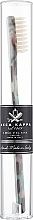 Зубна щітка - Acca Kappa Medium Pure White Bristle Toothbrush Havana & Green — фото N1