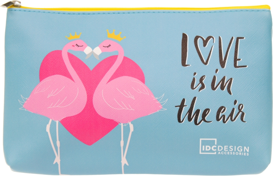 Косметичка с принтом, Love is in the gir - IDC Institute Design Accessories Cosmetig Bag