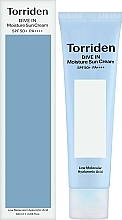 Увлажняющий солнцезащитный крем с гиалуроновой кислотой для лица - Torriden Dive-In Moisture Sun Cream — фото N1