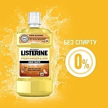 Ополаскиватель "Свежий имбирь и лайм" - Listerine Fresh Ginger & Lime Mild Taste — фото N4