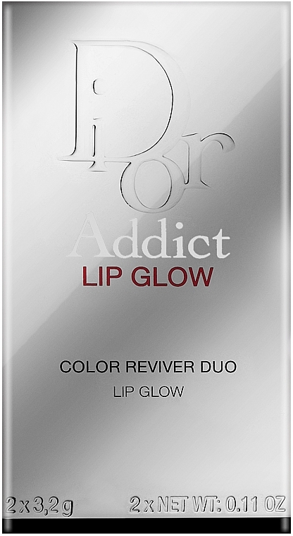 Набор - Dior Addict Lip Glow (lip/balm/3.2g + lip/balm/3.2g) — фото N1