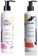 Парфумерія, косметика Набір для сухого і пошкодженого волосся - Hillary Hair Complex Aloe (cond/250ml + shm/250ml) *