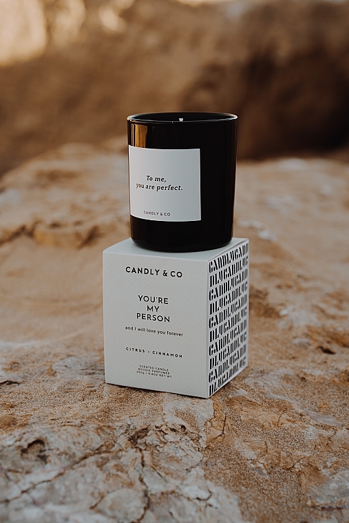 Ароматична свічка - Candly & Co No.3 Candle You Are My Person And I Will Love You Forever Citrus Cinnamon — фото N2