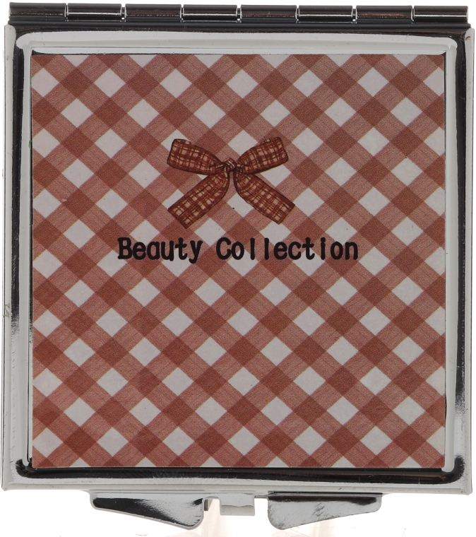 Дзеркальце кишенькове 85604, 6 см, у клітку - Top Choice Beauty Collection Mirror — фото N1