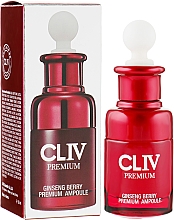 Енергізувальна ліфтинг-сироватка для обличчя з екстрактом ягід женьшеню - CLIV Ginseng Berry Premium Ampoule — фото N1
