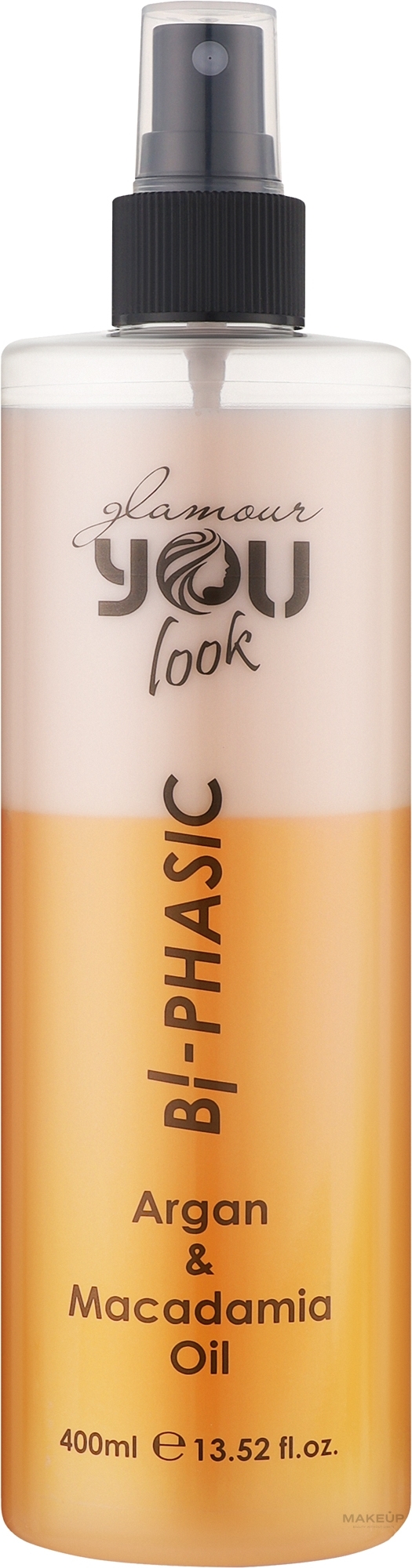 Двофазний незмивний кондиціонер для волосся - You Look Professional Glamour Bi-Phasic Argan & Macadamia Oil — фото 400ml