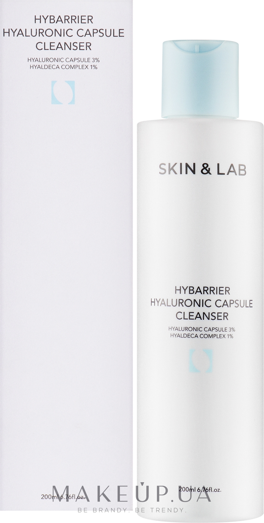 Капсульный увлажняющий гель для умывания - Skin&Lab Hybarrier Hyaluronic Capsule Cleanser — фото 200ml