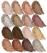 Палетка теней для век - LAMEL Make Up Eyeshadow 16 Shades Of Brown Palette — фото N3