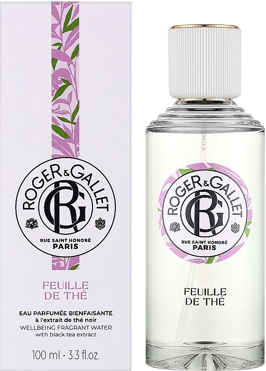 Roger&Gallet Feuille de The Wellbeing Fragrant Water - Ароматическая вода — фото N4