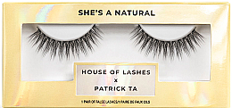 Духи, Парфюмерия, косметика Накладные ресницы "She's a Natural" - House of Lashes x Patrick Ta 