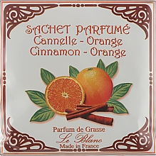 Ароматичне саше "Апельсин-кориця" - Le Blanc Cannelle & Orange Sachet — фото N1