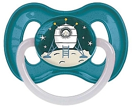 Духи, Парфюмерия, косметика Пустышка латексная круглая от 6 до 18 месяцев, синяя - Canpol Babies Space