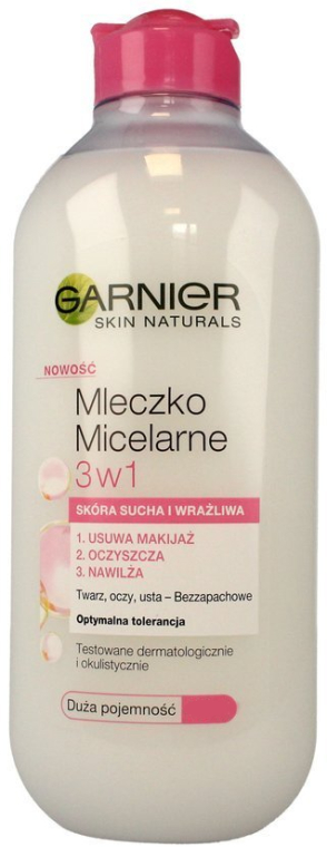 Міцелярне молочко для обличчя 3 в 1 - Garnier Skin Naturals — фото N1
