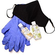 Защитный набор - Soap Stories (h/sanitizer/2x50ml + mask/1pcs + gloves/3pcs) — фото N10