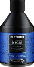Шампунь з рослинним екстрактом мигдалю для нейтралізації помаранчевих і мідних відтінків - Black Professional Line Platinum No Orange Shampoo With Organic Almond Extract — фото N1