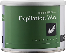 Духи, Парфюмерия, косметика Теплый воск для депиляции в банке "Розмарин" - Simple Use Beauty Depilation Wax