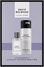 Духи, Парфюмерия, косметика David Beckham Classic Homme - Набор (edt/50ml + deo/150ml)