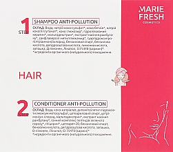 Дорожный набор для жирной и комбинированной кожи - Marie Fresh Cosmetics Travel Set for Oily Skin (f/foam/50ml + f/ton/50ml + h/shm/50ml + h/cond/50ml + f/cr/5ml) — фото N6