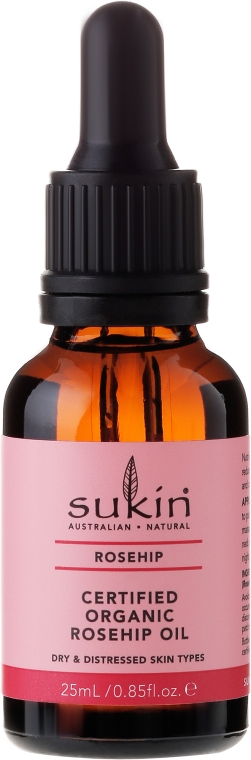 Натуральное масло шиповника - Sukin Organic Rose Hip Oil — фото N2