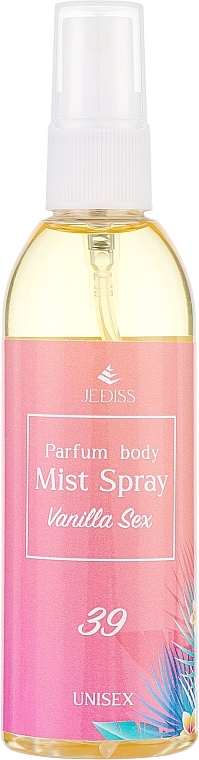 Мист-спрей для тела и волос - Jediss Parfum Body Mist Spray 39 Vanilla Sex — фото N1