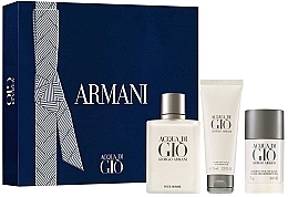 Духи, Парфюмерия, косметика Giorgio Armani Acqua di Gio - Набор (edt/100ml + deo/stick/75ml + af/sh/balm/75ml)