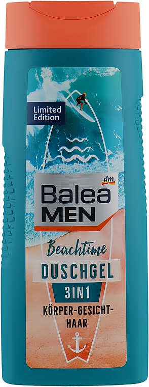 Шампунь-гель для душа "Пляжное время" - Balea MEN Beachtime Duschgel 