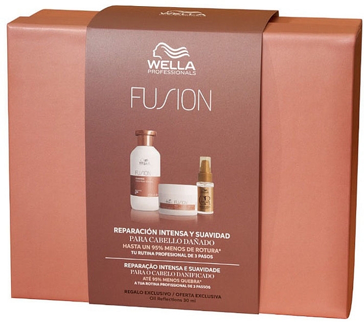 Набір - Wella Professionals Fusion (shm/250ml + h/mask/150ml + h/oil/30ml) — фото N1