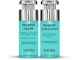 Набір - Eclat Skin London Marine Glow & Marine Collagen (f/ser/2x30ml) — фото N2