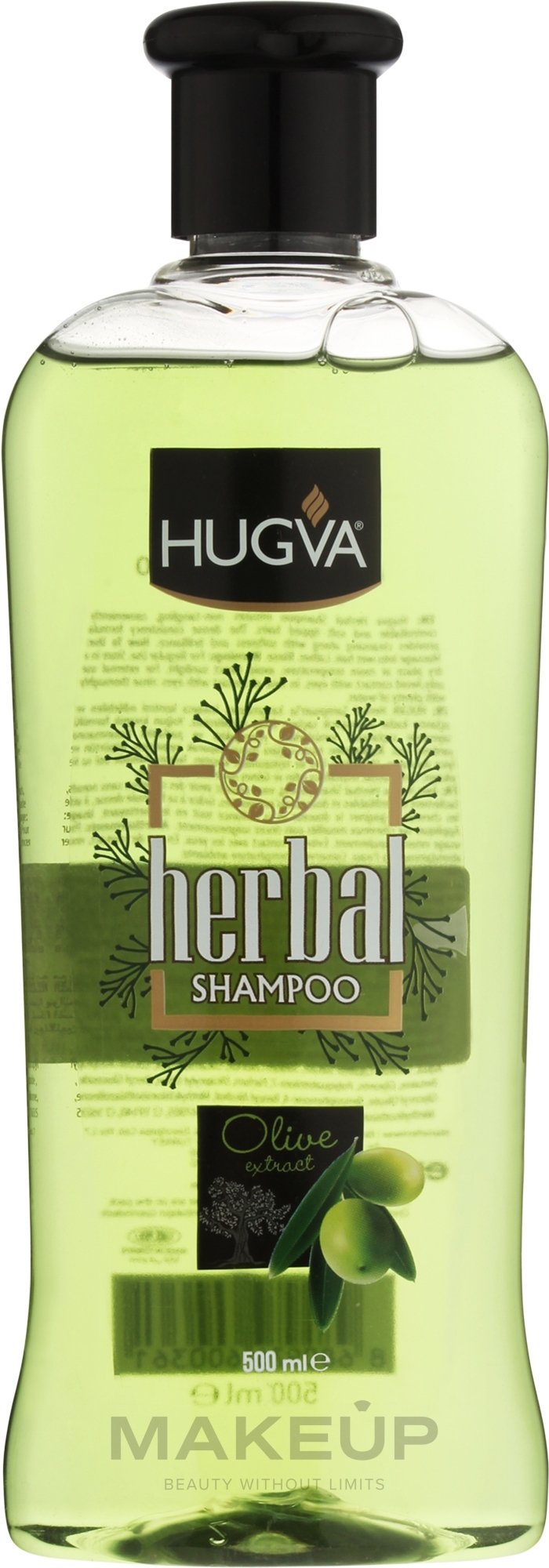 Трав'яний шампунь для волосся "Оливкова олія" - Hugva Herbal Shampoo Olive Oil — фото 500ml