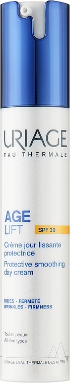 УЦЕНКА Защитный разглаживающий дневной крем - Uriage Age Lift Protective Smoothing Day Cream SPF30 * — фото N1