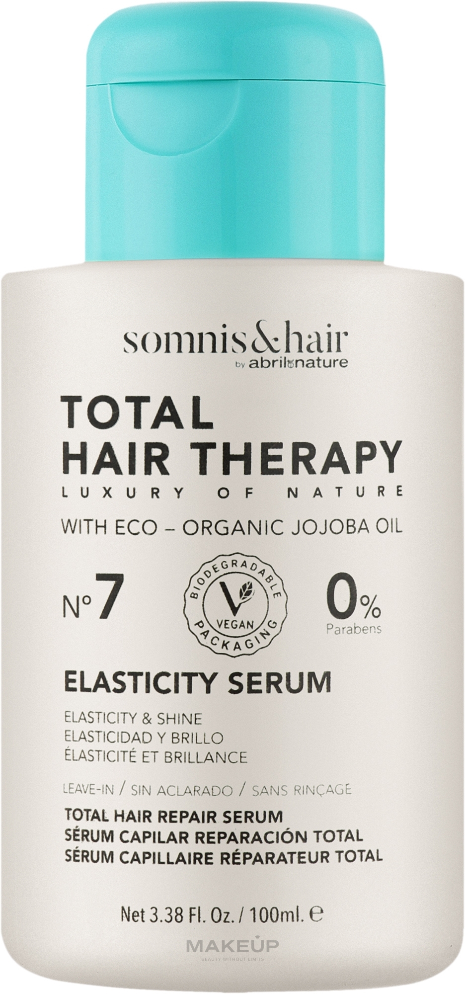Сироватка для сухого та пошкодженого волосся - Somnis & Hair Elasticity Serum — фото 100ml