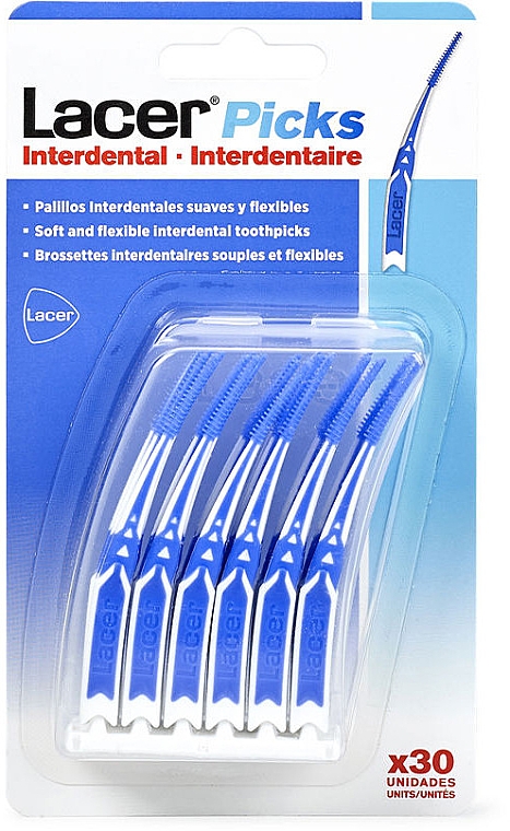 Міжзубна щітка, синя - Lacer Interdental Brush — фото N1