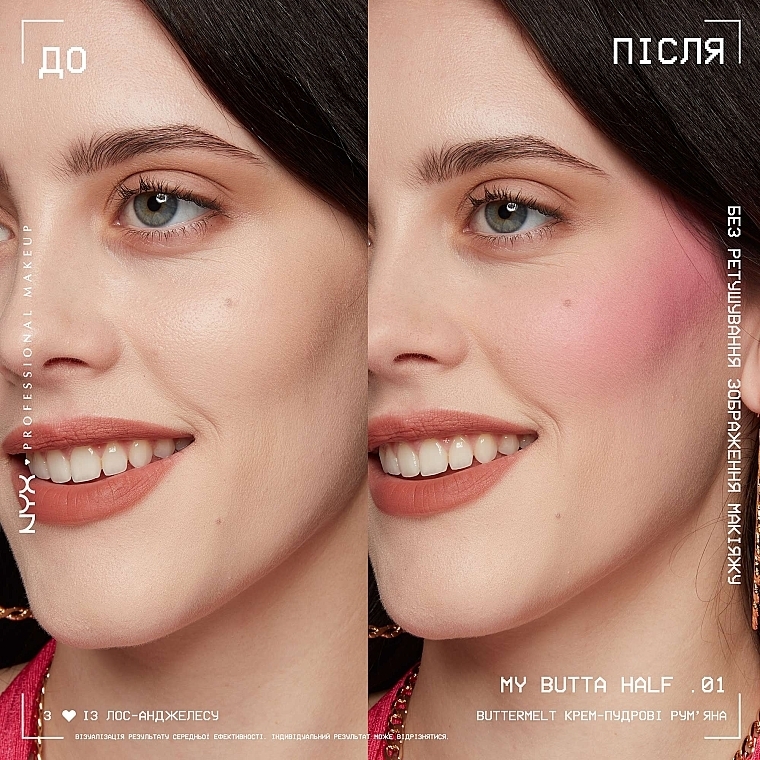 Кремовые румяна для лица - NYX Professional Makeup Buttermelt High-Pigment Powder Blush — фото N9